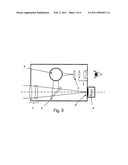 Optical System for Projecting an IR or UV Test Signal with Optical Alignment of the Projection Axis in the Visible Spectral Region diagram and image