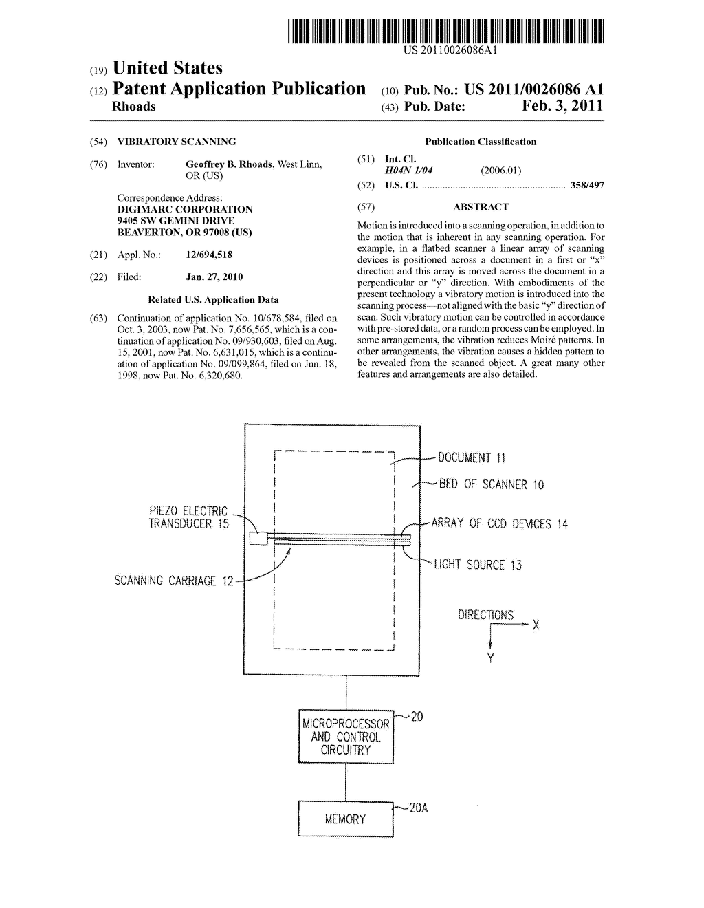 Vibratory Scanning - diagram, schematic, and image 01