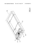 INVERTED-TYPE HINGE AND A PORTABLE ELECTRONIC DEVICE diagram and image