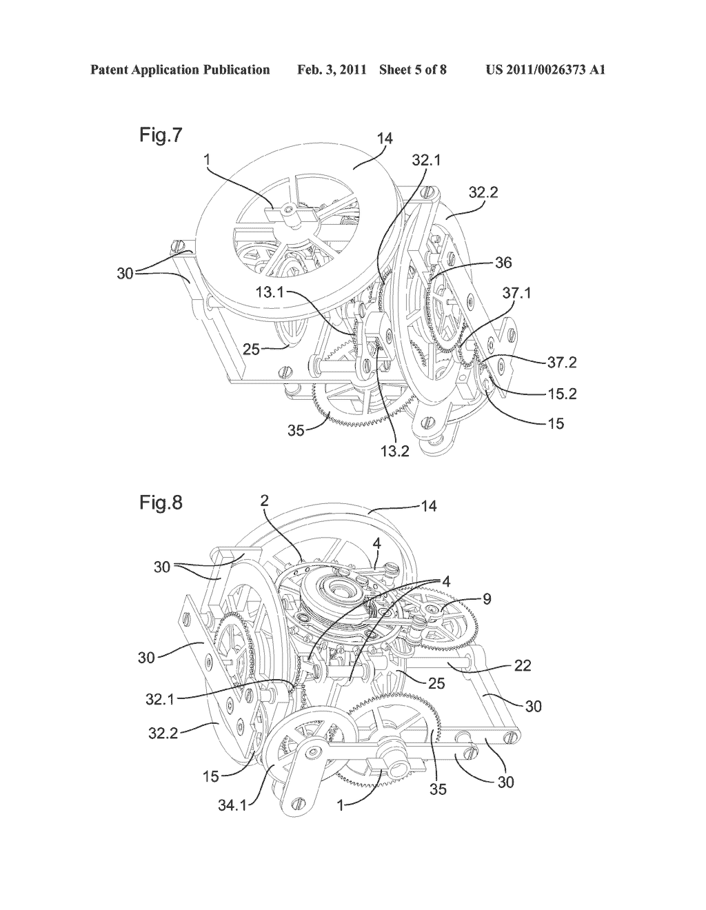 MECHANISM TO AVOID RATE VARIATIONS DUE TO GRAVITATION IN A SPRUNG BALANCE REGULATING ORGAN, AND TIMEPIECE PROVIDED WITH SUCH A MECHANISM - diagram, schematic, and image 06