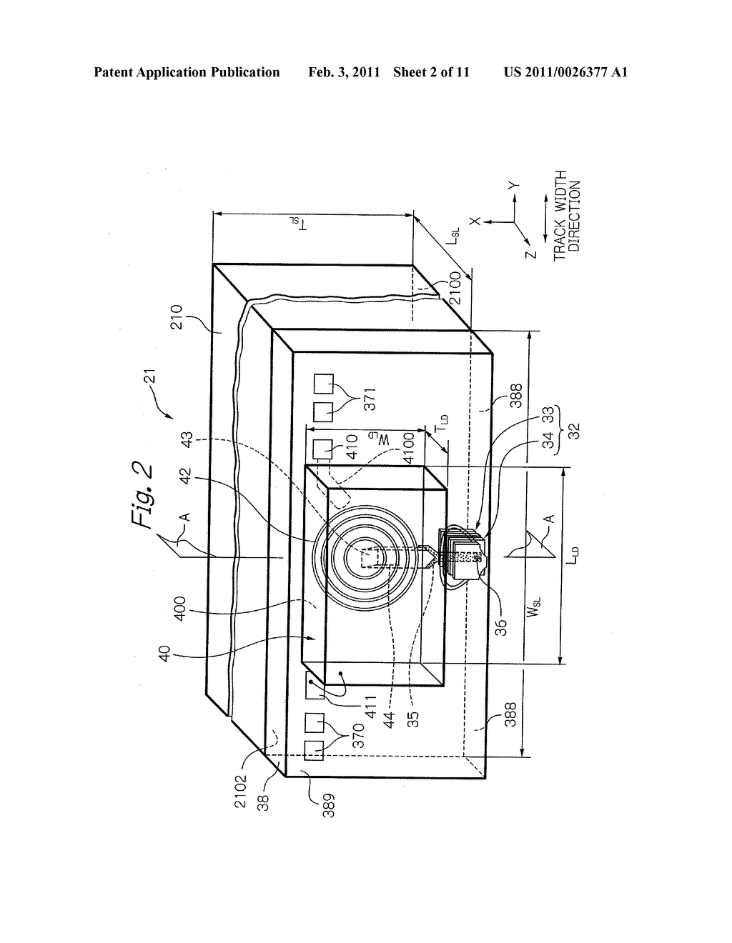 Thermally-Assisted Magnetic Recording Head Comprising Light Source with Photonic-Band Layer - diagram, schematic, and image 03