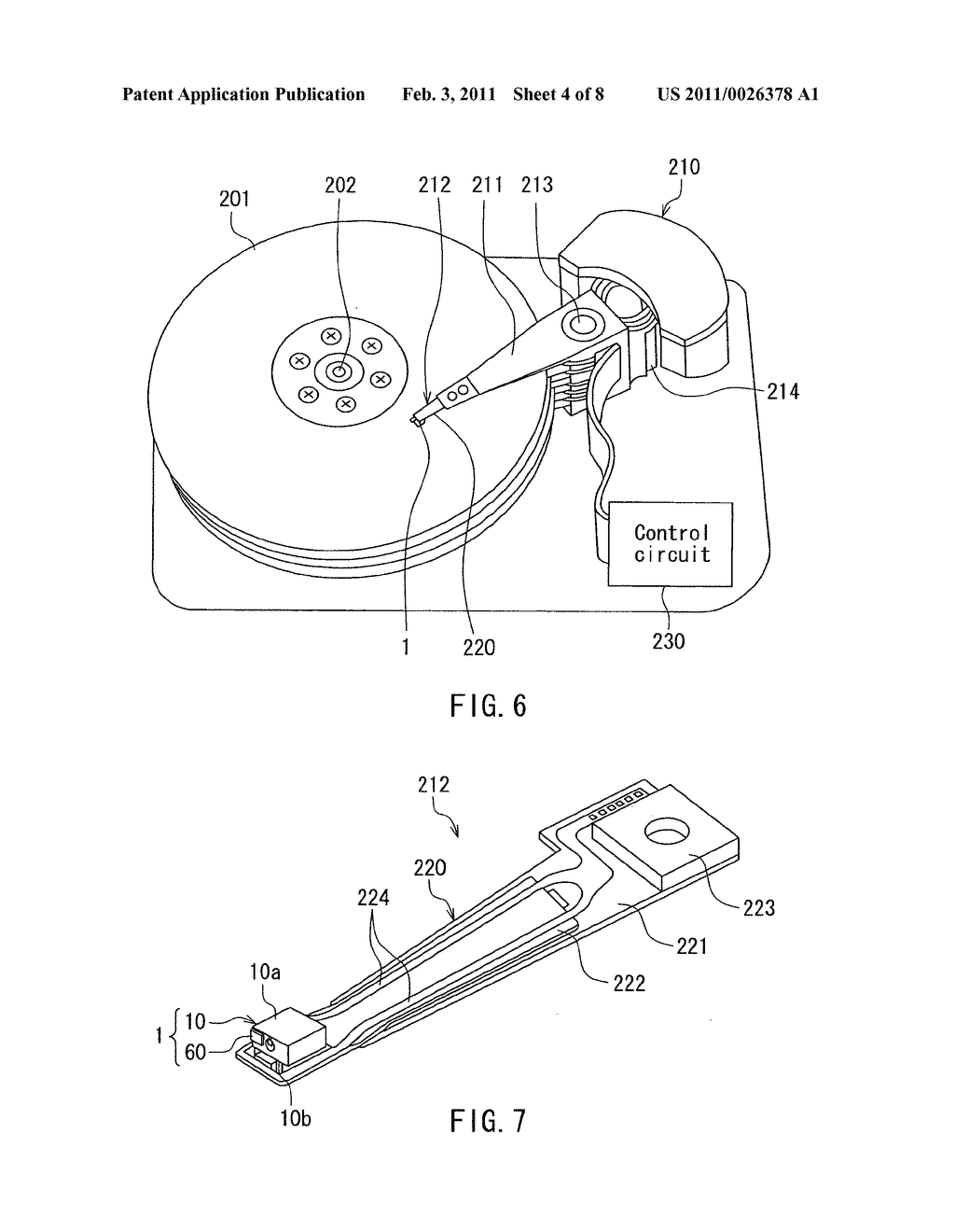 Heat-assisted magnetic recording head with laser diode - diagram, schematic, and image 05