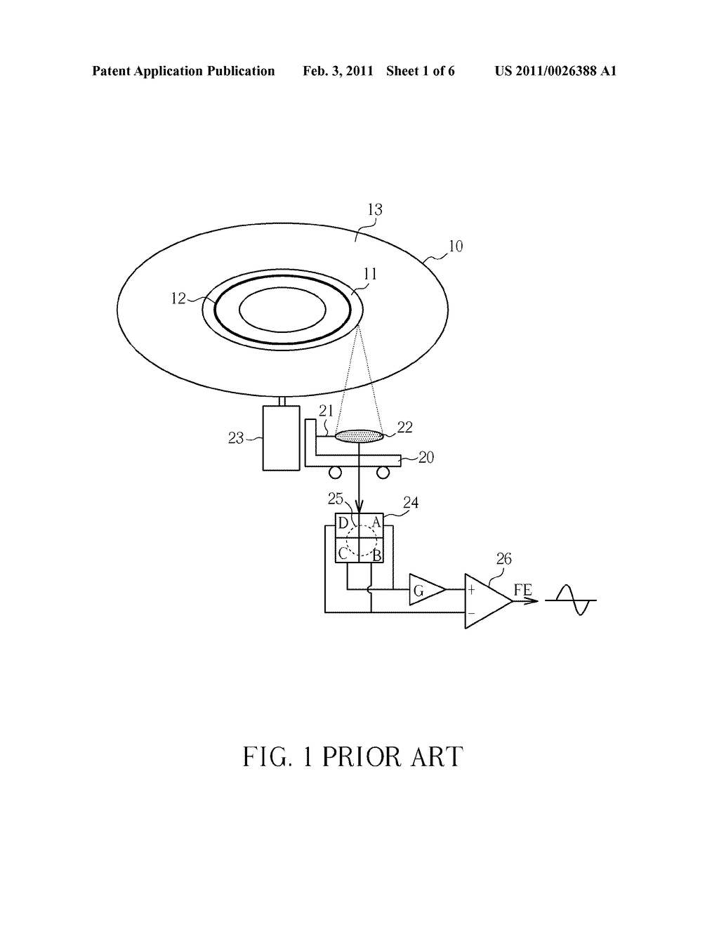 METHOD FOR CALIBRATION FOCUSING ERROR SIGNAL OF LIGHTSCRIBE DISC - diagram, schematic, and image 02