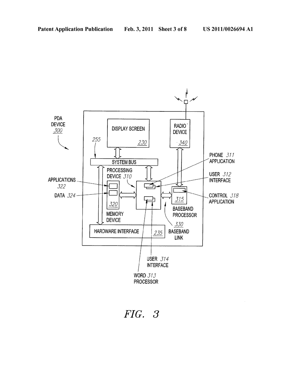 METHOD AND APPARATUS FOR INTEGRATING PHONE AND PDA USER INTERFACES ON A SINGLE PROCESSOR - diagram, schematic, and image 04