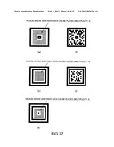 MARKER PROCESSING METHOD, MARKER PROCESSING DEVICE, MARKER, OBJECT HAVING A MARKER, AND MARKER PROCESSING PROGRAM diagram and image