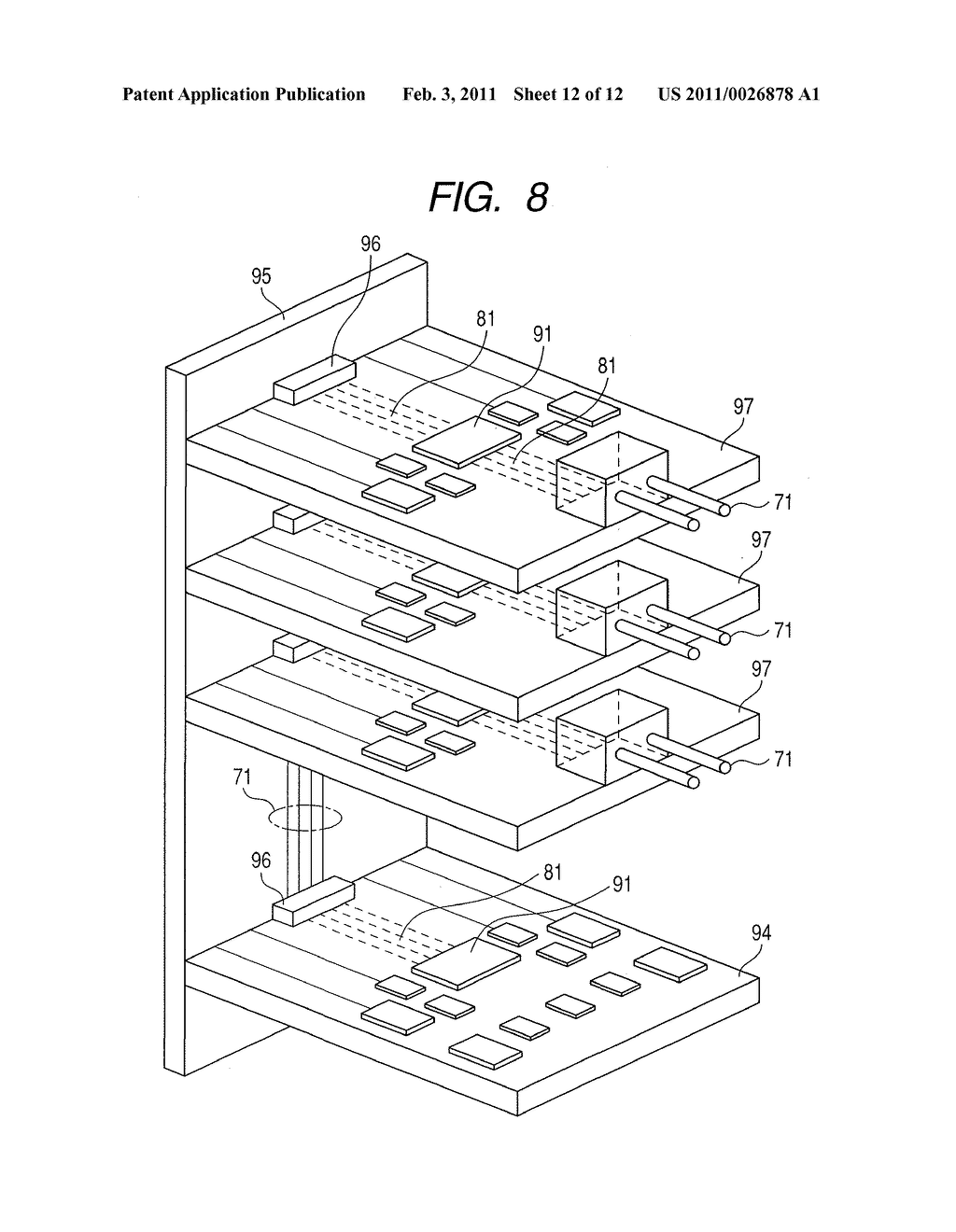 Optical I/O Array Module and Its Fabrication Method - diagram, schematic, and image 13