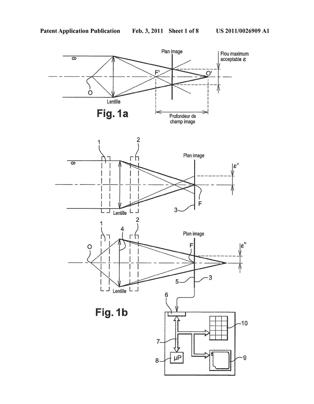 OPTICAL SYSTEM FURNISHED WITH A DEVICE FOR INCREASING ITS DEPTH OF FIELD - diagram, schematic, and image 02