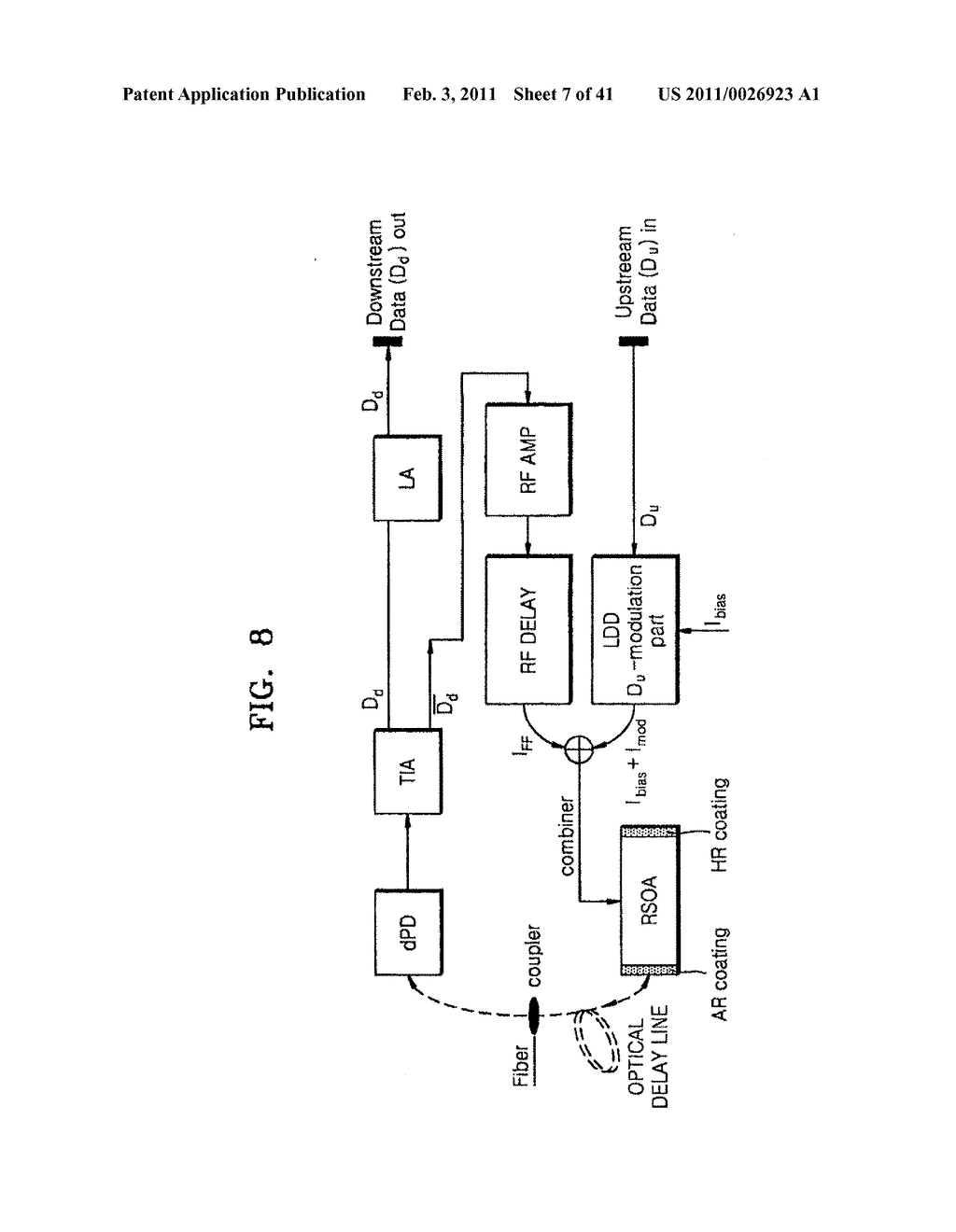 APPARATUS AND METHOD FOR OLT AND ONU FOR WAVELENGTH AGNOSTIC WAVELENGTH-DIVISION MULTIPLEXED PASSIVE OPTICAL NETWORKS - diagram, schematic, and image 08