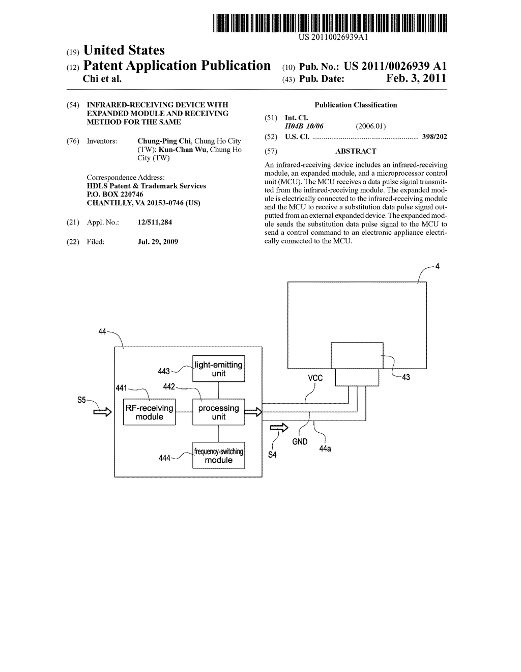 INFRARED-RECEIVING DEVICE WITH EXPANDED MODULE AND RECEIVING METHOD FOR THE SAME - diagram, schematic, and image 01