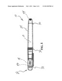 WRITING INSTRUMENT CASING AND METHODS OF USE diagram and image