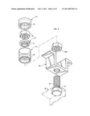 Tamper-proof nut or bolt head security cover diagram and image