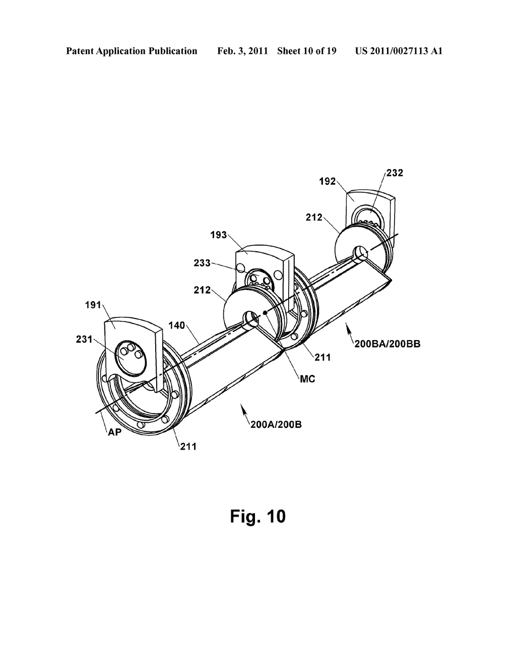 Crank Joint Linked Radial and Circumferential Oscillating Rotating Piston Device - diagram, schematic, and image 11