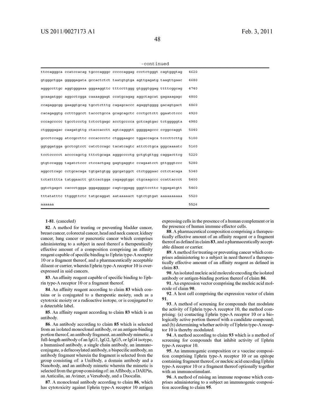 EPHRIN TYPE-A RECEPTOR 10 PROTEIN - diagram, schematic, and image 55