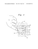 Drink container with a breath strip diagram and image