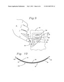 Drink container with a breath strip diagram and image