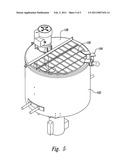 CANDY POPCORN COOKER AND MIXER, AND ASSOCIATED METHODS OF MANUFACTURE AND USE diagram and image