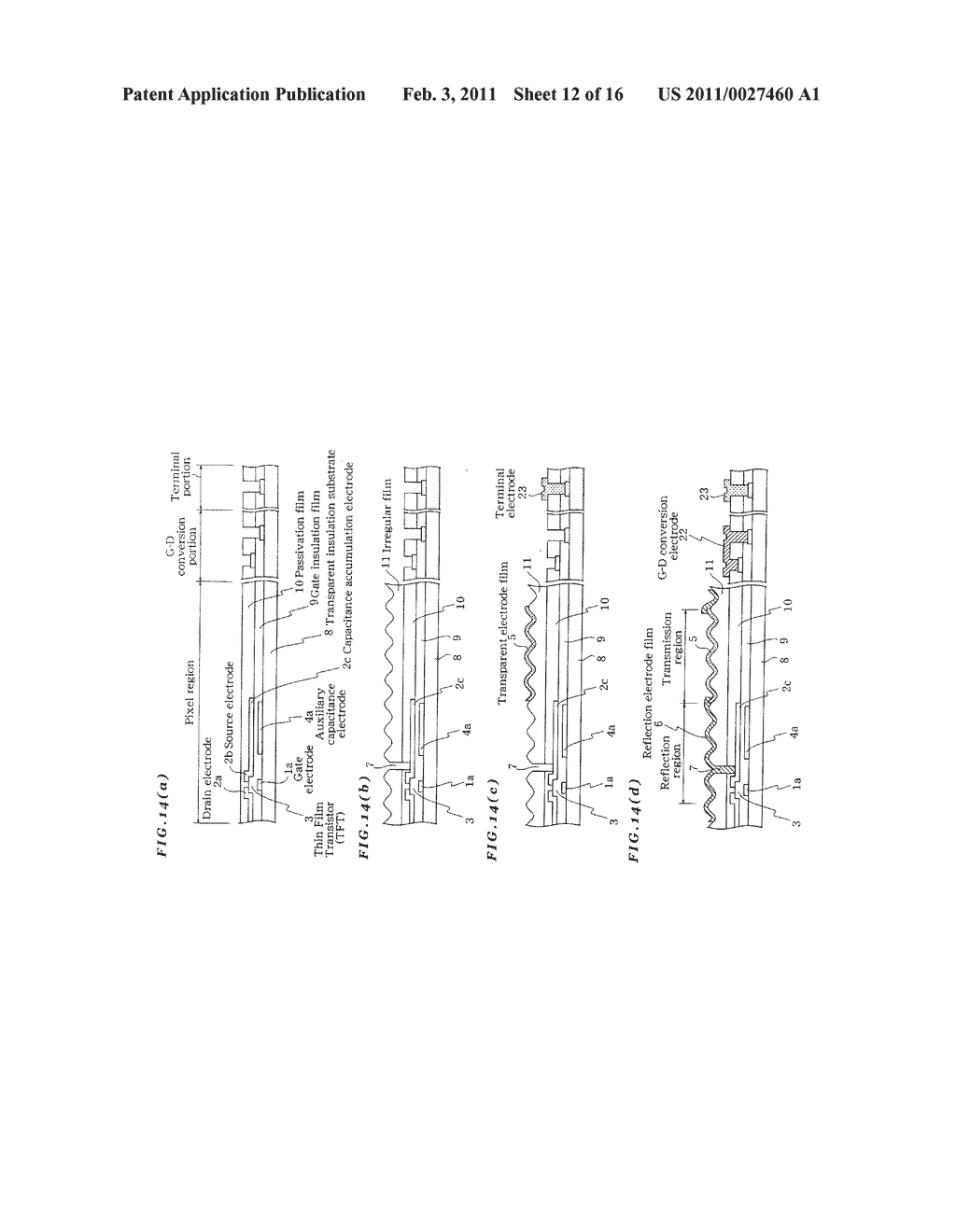 TRANSFLECTIVE TYPE LCD AND METHOD FOR MANUFACTURING THE SAME - diagram, schematic, and image 13