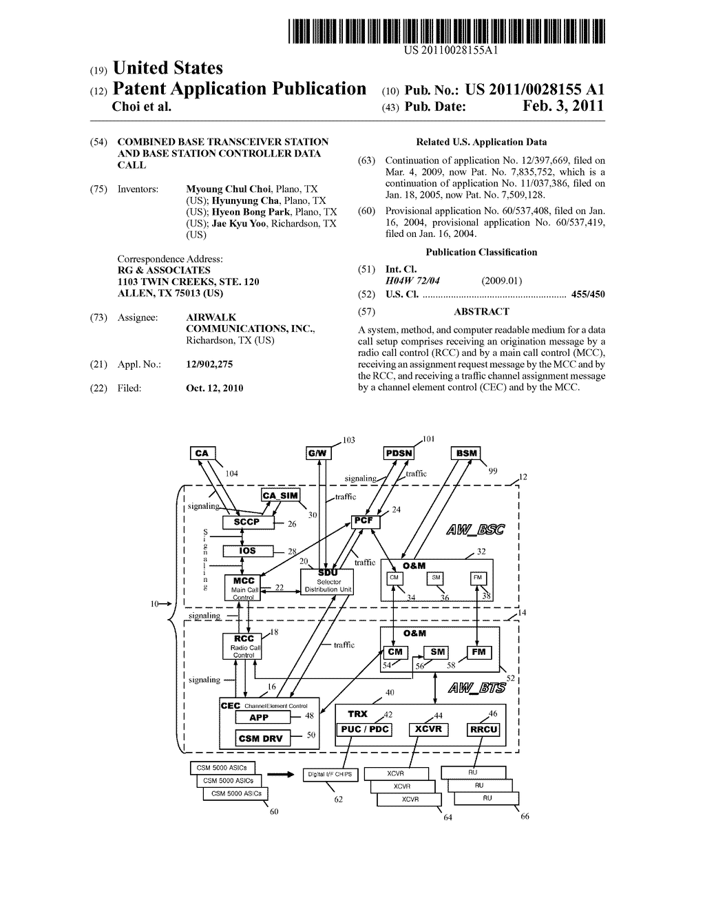 COMBINED BASE TRANSCEIVER STATION AND BASE STATION CONTROLLER DATA CALL - diagram, schematic, and image 01