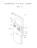 BOUNCING ANIMATION OF A LOCK MODE SCREEN IN A MOBILE COMMUNICATION TERMINAL diagram and image