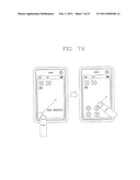 BOUNCING ANIMATION OF A LOCK MODE SCREEN IN A MOBILE COMMUNICATION TERMINAL diagram and image