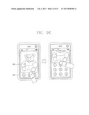 BOUNCING ANIMATION OF A LOCK MODE SCREEN IN A MOBILE COMMUNICATION TERMINAL diagram and image