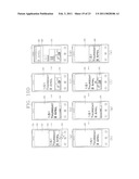 BOUNCING ANIMATION OF A LOCK MODE SCREEN IN A MOBILE COMMUNICATION TERMINAL diagram and image