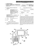 Foldable portable information terminal diagram and image