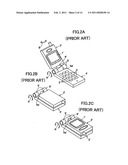 Foldable portable information terminal diagram and image