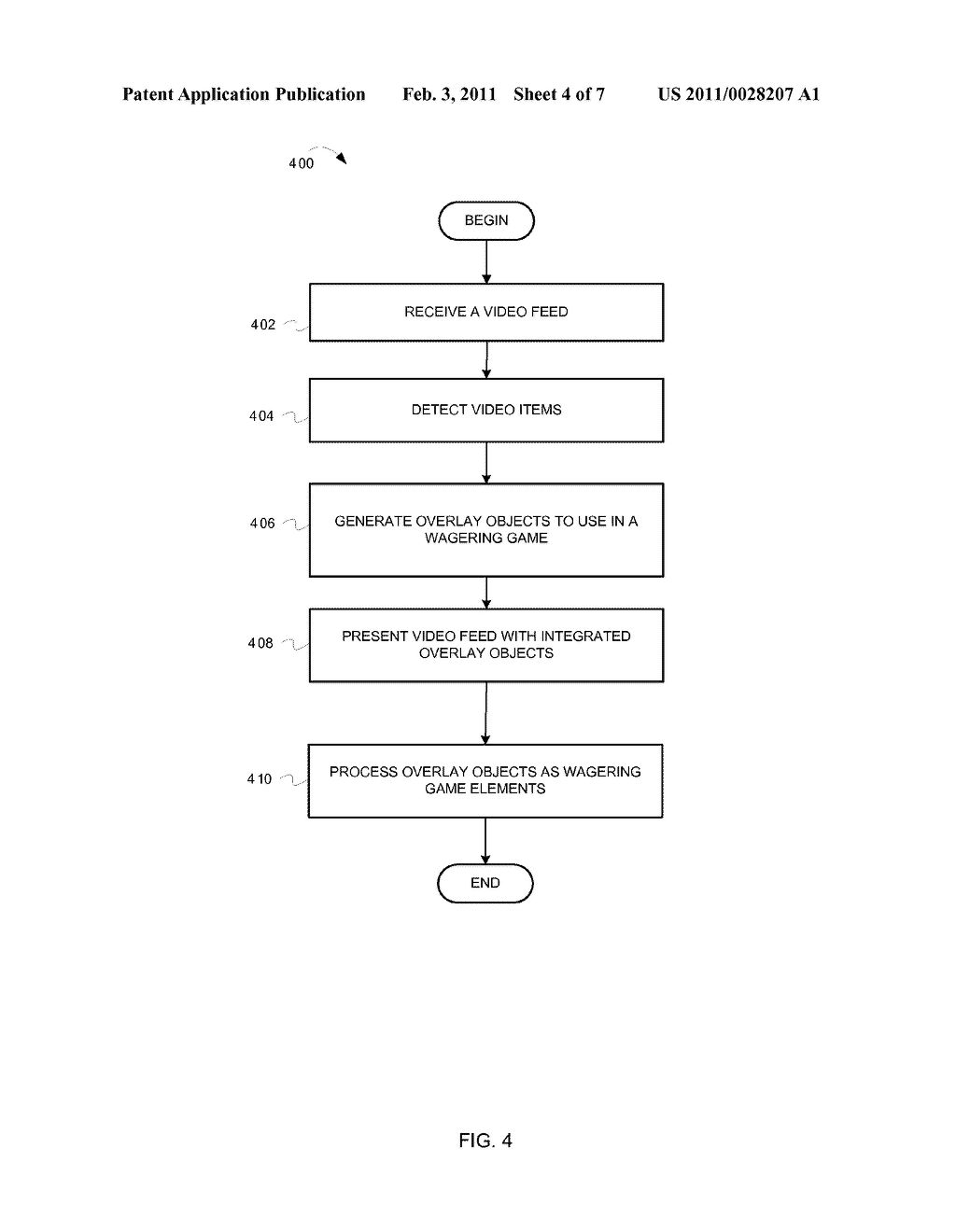 INTEGRATING VIDEO BROADCASTS INTO WAGERING GAMES - diagram, schematic, and image 05