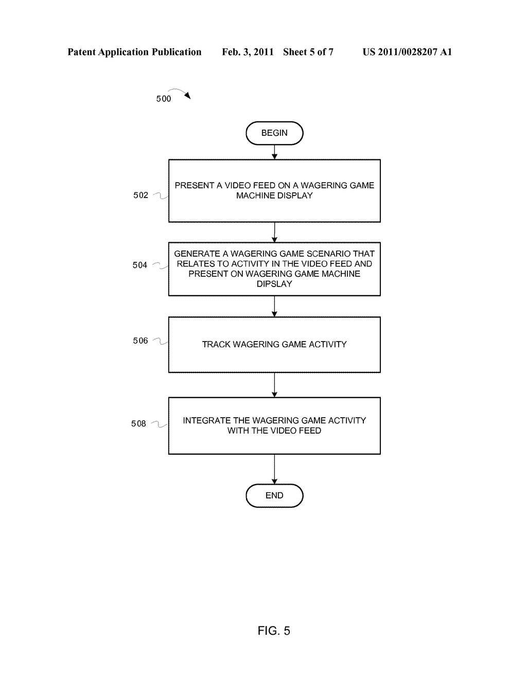 INTEGRATING VIDEO BROADCASTS INTO WAGERING GAMES - diagram, schematic, and image 06