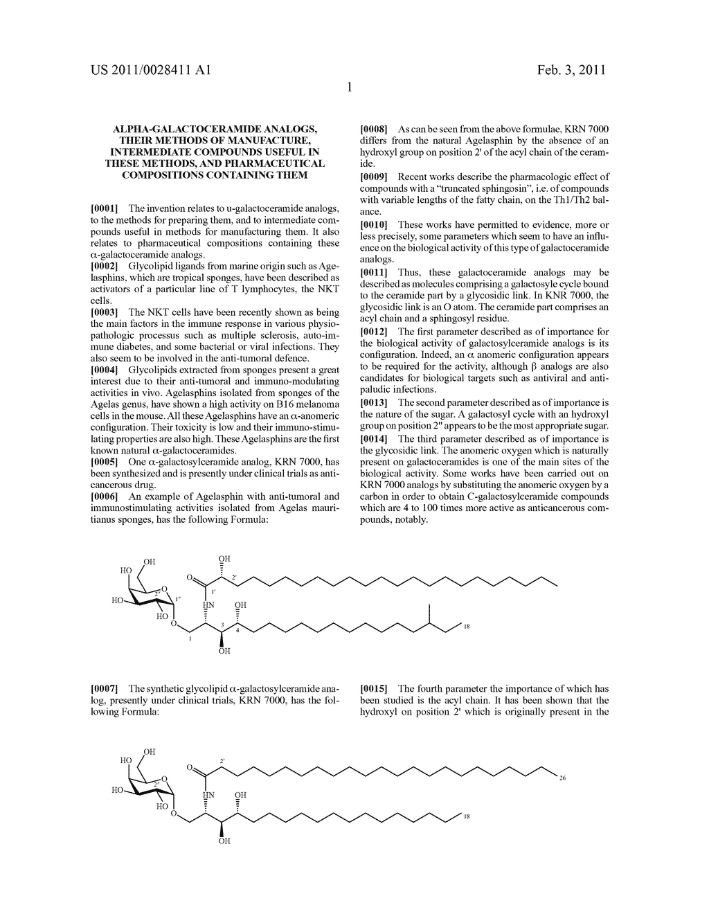 ALPHA-GALACTOCERAMIDE ANALOGS, THEIR METHODS OF MANUFACTURE, INTERMEDIATE COMPOUNDS USEFUL IN THESE METHODS, AND PHARMACEUTICAL COMPOSITIONS CONTAINING THEM - diagram, schematic, and image 08