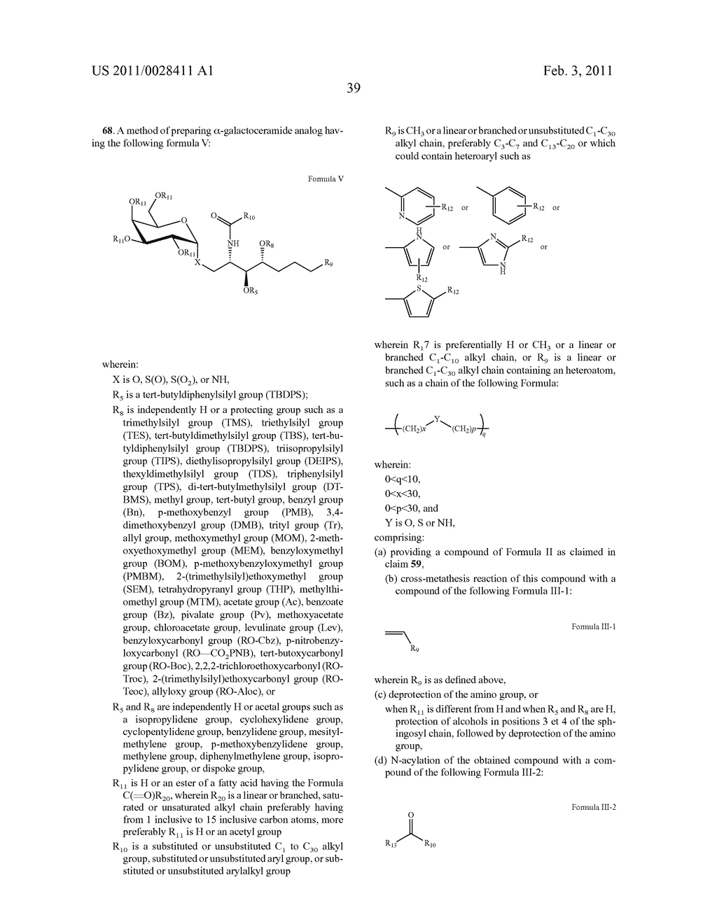 ALPHA-GALACTOCERAMIDE ANALOGS, THEIR METHODS OF MANUFACTURE, INTERMEDIATE COMPOUNDS USEFUL IN THESE METHODS, AND PHARMACEUTICAL COMPOSITIONS CONTAINING THEM - diagram, schematic, and image 46