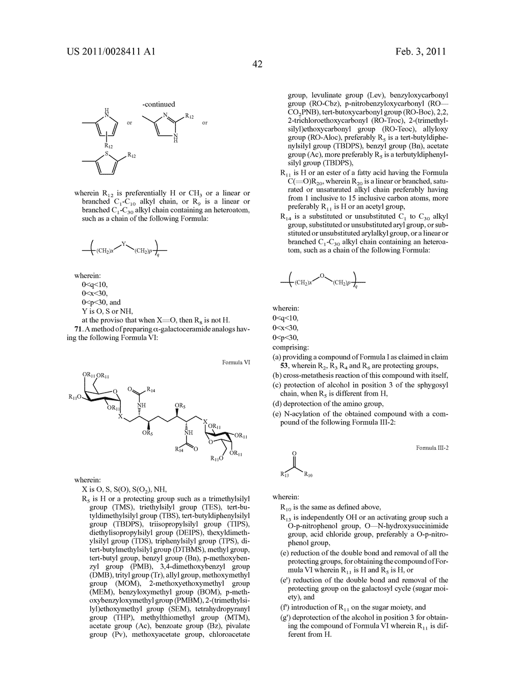 ALPHA-GALACTOCERAMIDE ANALOGS, THEIR METHODS OF MANUFACTURE, INTERMEDIATE COMPOUNDS USEFUL IN THESE METHODS, AND PHARMACEUTICAL COMPOSITIONS CONTAINING THEM - diagram, schematic, and image 49