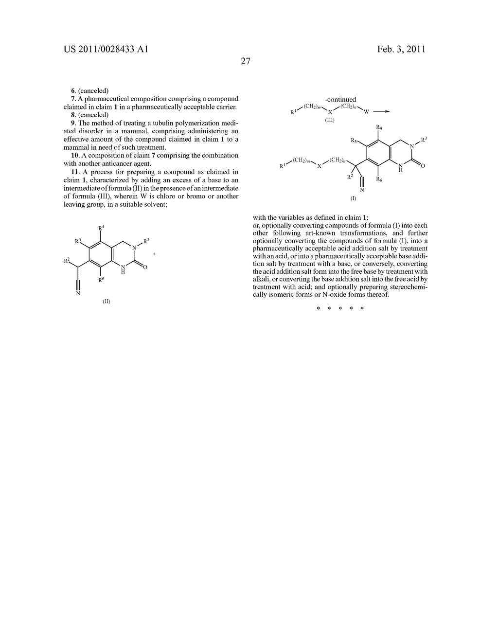 QUINAZOLINONE DERIVATIVES AS TUBULIN POLYMERIZATION INHIBITORS - diagram, schematic, and image 28