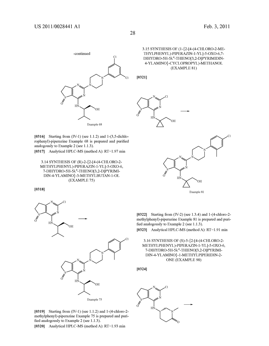 NOVEL PHENYL-SUBSTITUTED PIPERAZINO-DIHYDROTHIENOPYRIMIDINES - diagram, schematic, and image 29