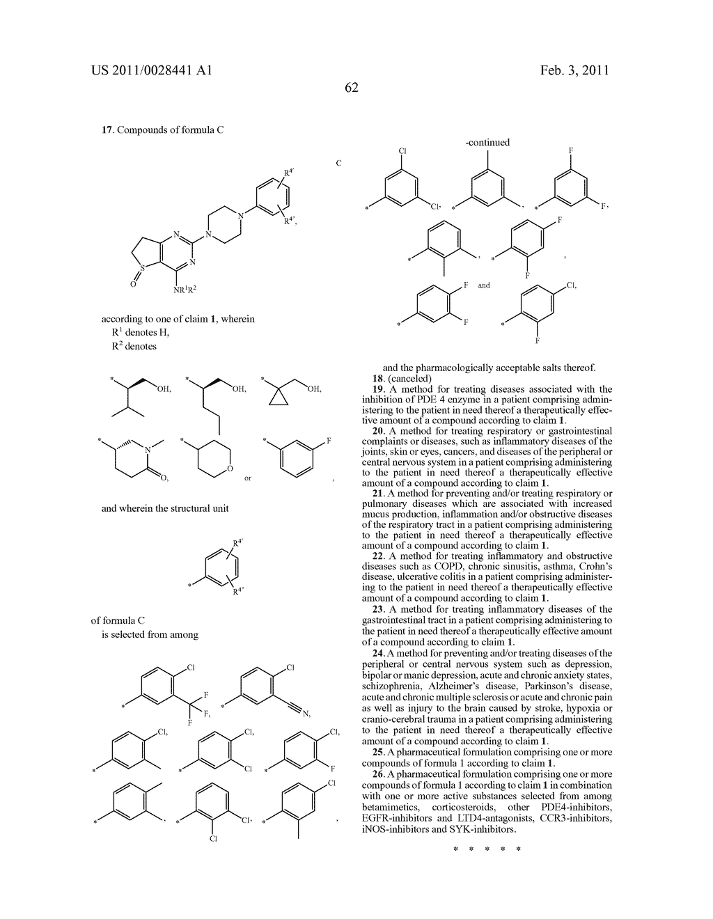 NOVEL PHENYL-SUBSTITUTED PIPERAZINO-DIHYDROTHIENOPYRIMIDINES - diagram, schematic, and image 63