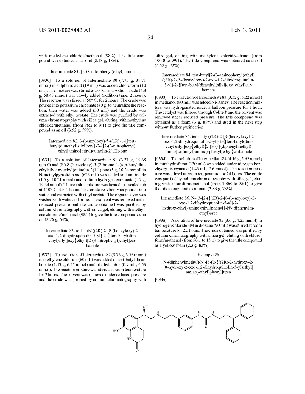 DERIVATIVES OF 4-(2-AMINO-1-HYDROXYETHYL) PHENOL AS AGONISTS OF THE BETA2 ADRENERGIC RECEPTOR - diagram, schematic, and image 25