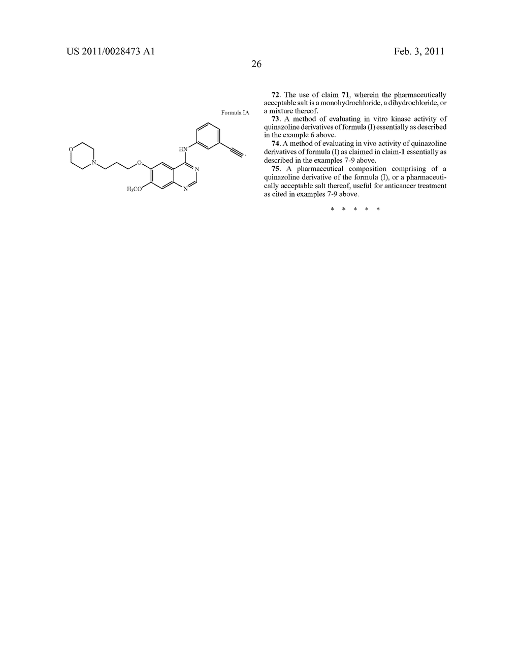 METHODS OF TREATING DRUG RESISTANT AND OTHER TUMORS BY ADMINISTERING 6,7-DIALKOXY QUINAZOLINE DERIVATIVES - diagram, schematic, and image 31