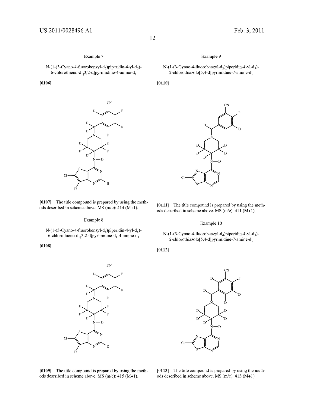 Deuterium-enriched pyrimidine compounds and derivatives - diagram, schematic, and image 13