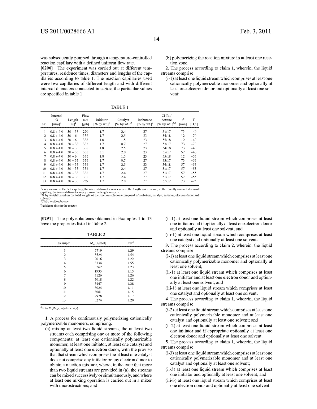 PROCESS AND APPARATUS FOR CONTINUOUSLY POLYMERIZING CATIONICALLY POLYMERIZABLE MONOMERS - diagram, schematic, and image 16
