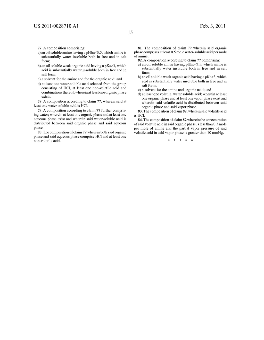 PROCESS FOR THE RECOVERY OF HCL FROM A DILUTE SOLUTION THEREOF AND EXTRACTANT COMPOSITION FOR USE THEREIN - diagram, schematic, and image 19