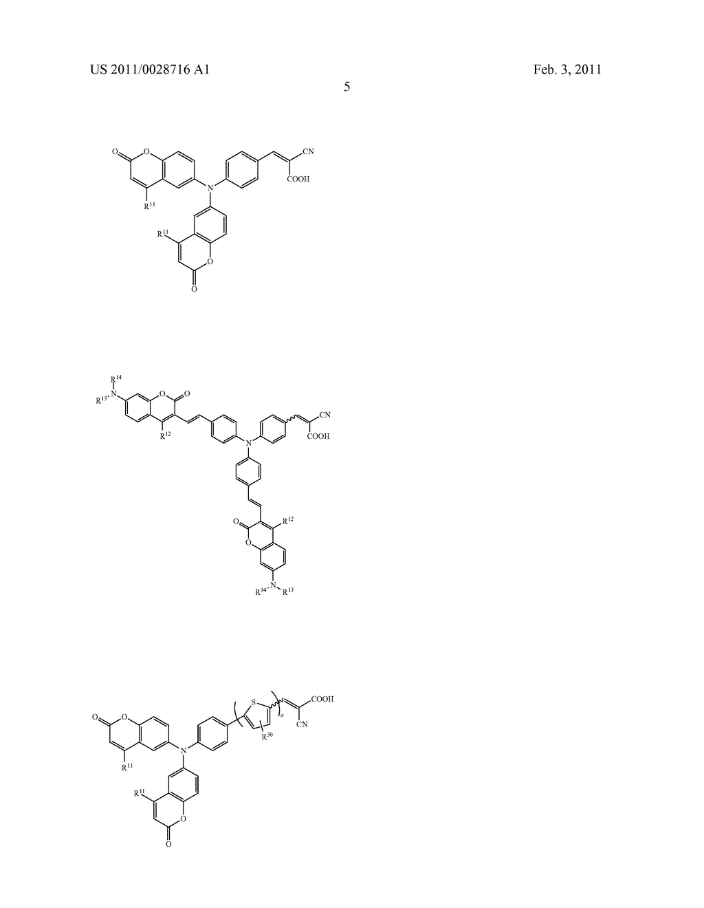 Dye for a Dye-Sensitised Solar Cell, and a Solar Cell Comprising the Same - diagram, schematic, and image 16