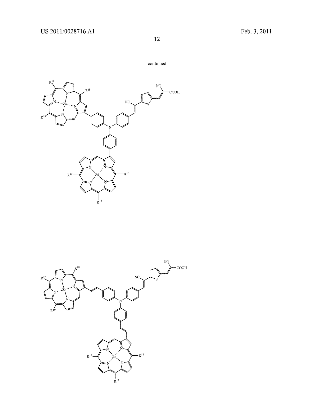 Dye for a Dye-Sensitised Solar Cell, and a Solar Cell Comprising the Same - diagram, schematic, and image 23