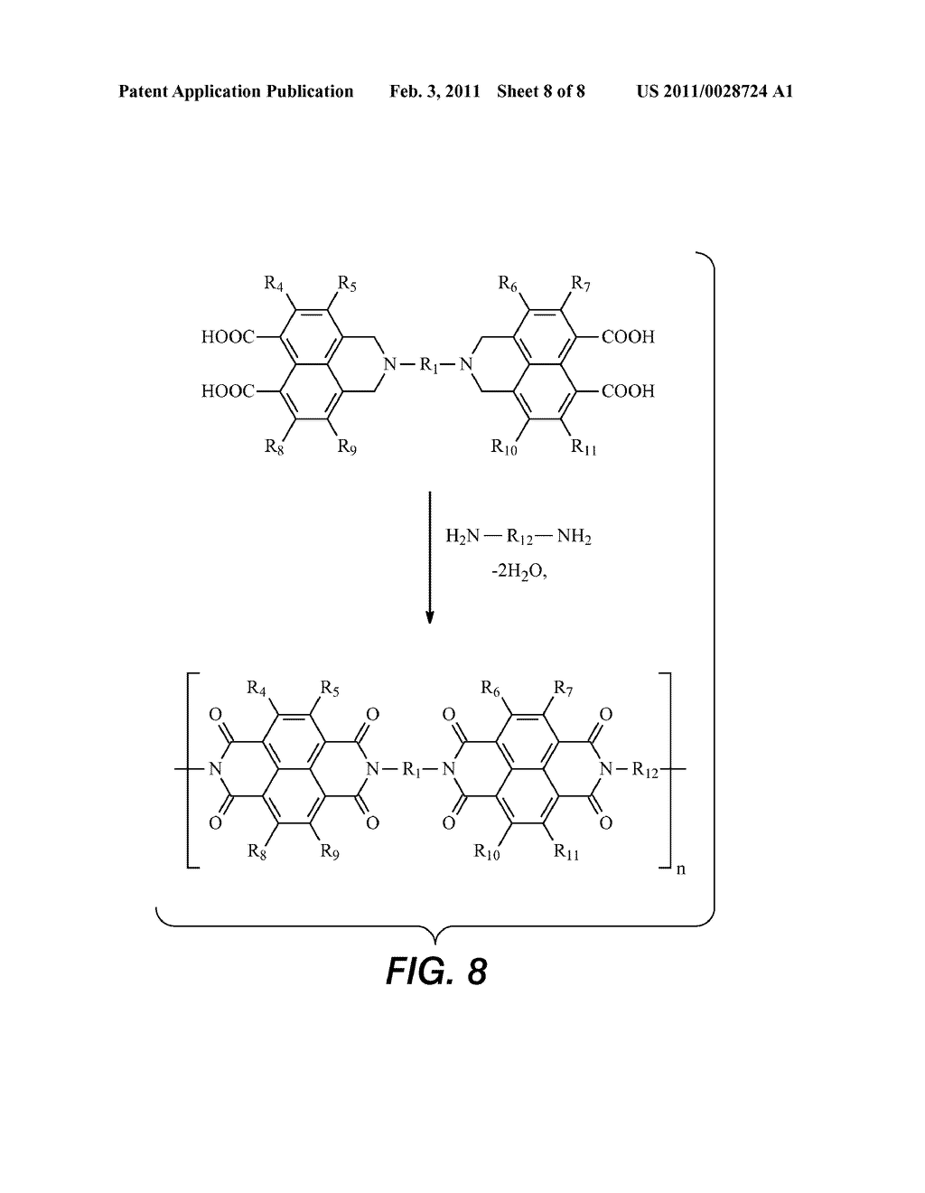 POLYMERS OF NAPTHALENE TETRACARBOXYLIC DIIMIDE DIMERS - diagram, schematic, and image 10