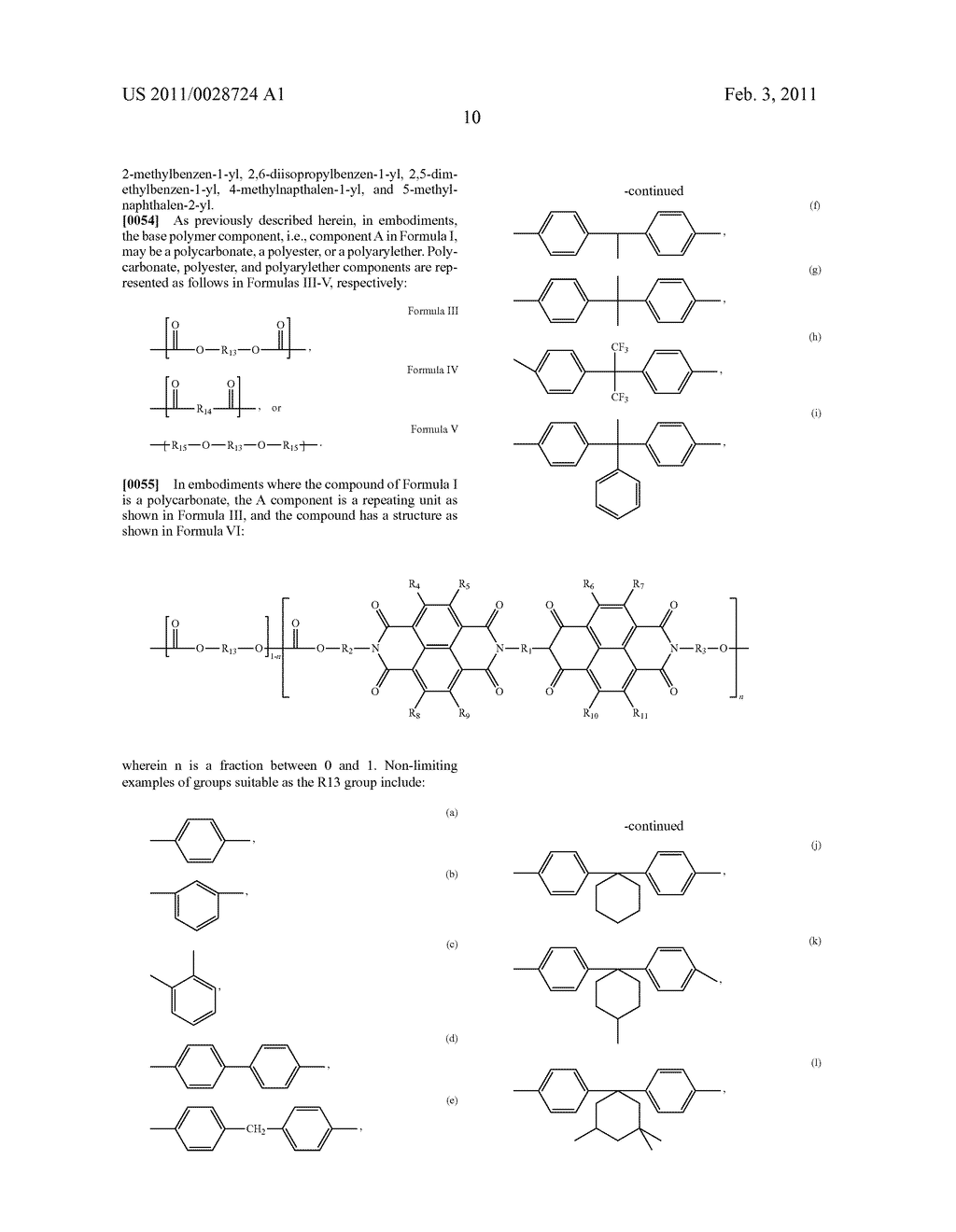 POLYMERS OF NAPTHALENE TETRACARBOXYLIC DIIMIDE DIMERS - diagram, schematic, and image 20