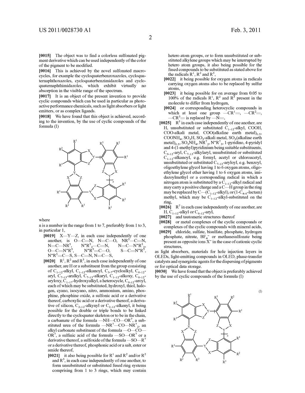 CYCLIC COMPOUNDS AND THE USE THEREOF AS LIGHT ABSORBERS, LIGHT EMITTERS, OR COMPLEX LIGANDS - diagram, schematic, and image 03