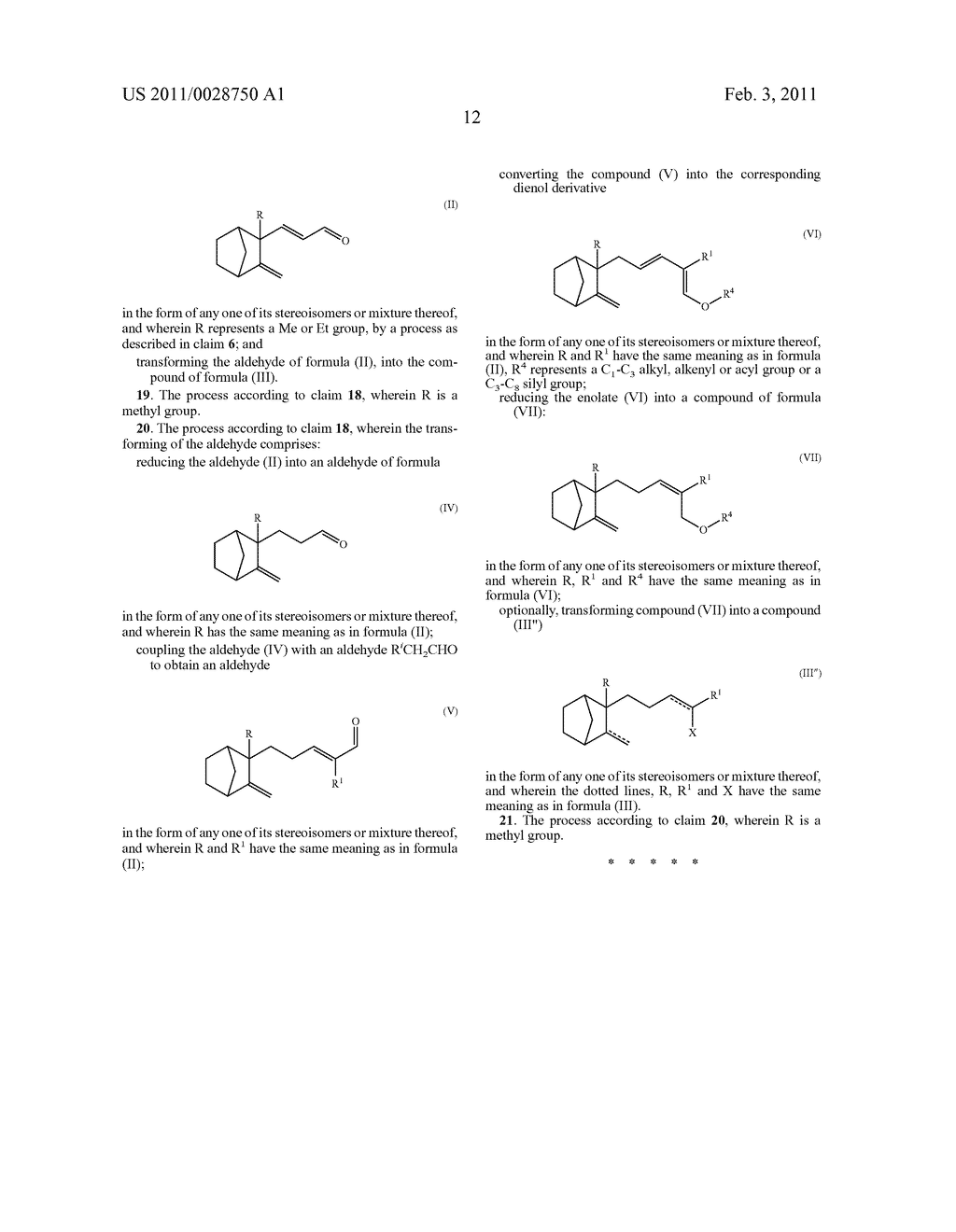 PROCESS FOR THE PREPARATION OF BETA-SANTALOL AND DERIVATIVES THEREOF - diagram, schematic, and image 13