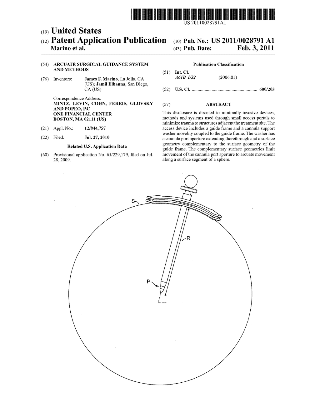 ARCUATE SURGICAL GUIDANCE SYSTEM AND METHODS - diagram, schematic, and image 01