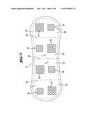 ABSORBENT ARTICLES WITH ADHESIVE PORTION AND PROTRUSIONS diagram and image