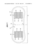 ABSORBENT ARTICLES WITH ADHESIVE PORTION AND PROTRUSIONS diagram and image